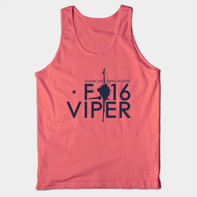 F-16 Viper American Strike Fighter Tank Top by TCP